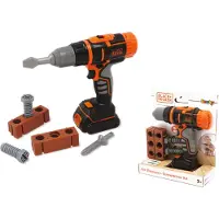 Smoby Spielzeug - Akkuschrauber m. 2 Bits + Zubehör - - One Size - Werkzeug