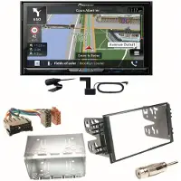 Pioneer AVIC-Z830DAB Navigation USB Einbauset für Kia Sorento JC Rio DC Carnival