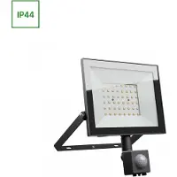 Spectrum NOCTIS LUX 4 LED Fluter Außenleuchte mit Bewegungsmelder 50W IP65/IP44 3000K Schwarz