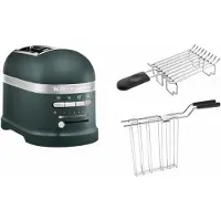 KitchenAid Set 1, Toaster + Brötchenaufsatz Artisan 5KMT2204 Pebbled Palm