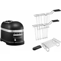 KitchenAid Set 2, 2-Scheiben Toaster Artisan 5KMT2204 Gusseisen Schwarz