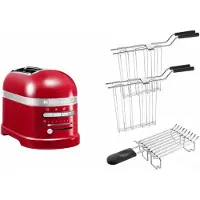 KitchenAid Set 2, 2-Scheiben Toaster Artisan 5KMT2204 Empire Rot