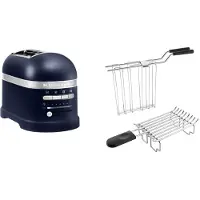 KitchenAid Set 1, Toaster + Brötchenaufsatz Artisan 5KMT2204 Tintenblau