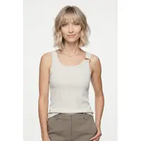 Vero Moda Tanktop "VMKIKI S/L O-NECK TOP JRS BTQ" Viskosemischung, regular fit