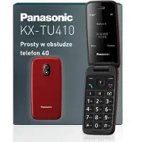 Panasonic 4G-Mobiltelefon für das Wesentliche KX-TU410 - Rot