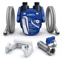 Neues Wasser BRITA Wasserfilter Untertisch Anschluss-Set – Filterkopf für P1000, P3000, C300 & C500 + Schläuche & Adapter, ohne Filterkartusche