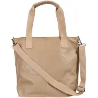 DrachenLeder Florence Echtleder Damen taupe Shopper OTF161I