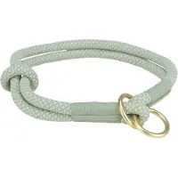 Trixie Halsband Hond Soft Rope Halfslip Salie / Mintgroen - 25X0,6 Cm
