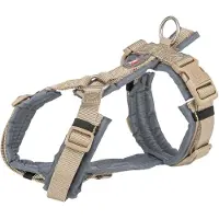 Trixie Premium Trekking Geschirr - sand/grafit - 32–38 cm/13 mm
