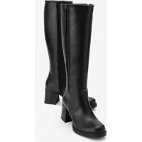 Forever & Always Lensa Leder Blockabsatz Stiefel (Damen)