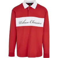 Urban Classics Oversized Rugby Langarm-t-shirt