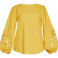 Usha Bluse Damen gelb