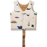 Liewood Schwimmweste - 11-15 kg - Dove - Segeln/Sandy - - One Size - Schwimmwesten