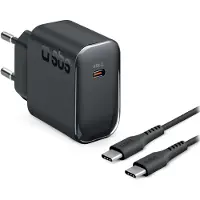 SBS Lade-Kit ideal für Laptops mit 45W Power Delivery Ladegerät und 2 m USB-C-Kabel