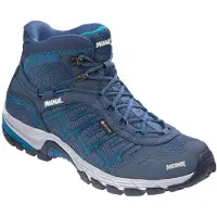 Meindl Quebec Mid GTX Damen Trekkingstiefel blau ComfortFit - Größe: UK 5