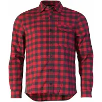 Zimtstern Timbaz Langarmhemd Herren rot/schwarz L 2023 Streetwear
