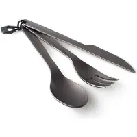 GSI Halulite 3 Pieces Ring Cutlery Silber