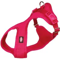 Trixie Comfort Soft Touren-Geschirr - fuchsia - 35–60 cm/20 mm