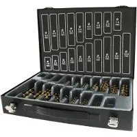 RUKO TERRAX by Spiralbohrer-Magazin DIN 338 Typ VA, HSSE-Co 5 - 170 tlg. (Magazin Stahlblech) - A215200