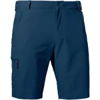 Schöffel Shorts SCHÖFFEL "Shorts Folkstone", Herren, Gr. 56, Normalgrößen, blau (8180, blau), Oberstoff: 89% Nylon, 11% Elasthan, Hosen Shorts