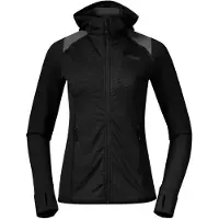 Bergans Sweatjacke Rabot Active Mid Hood Damen Black-M