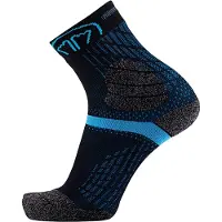 Sidas Trail Double - Trailrunning-Socken - Black/Turquoise Black/Turquoise 37