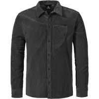 Schöffel Outdoorhemd SCHÖFFEL "Urban Shirt Style Lodos MNS", Herren, Gr. 54, Normalgrößen, schwarz (9990, schwarz), Oberstoff: 98% Polyester, 2% Elasthan, V-Ausschnitt, Hemden Outdoorhemd