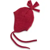 Engel - Baby Mütze Wollfleece - Mütze Gr 86/92 rot