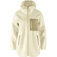 Fjällräven Pullover Vardag Pile Fleece Long Damen Chalk White-L