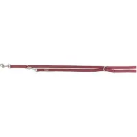 Trixie Hondenriem Premium Verstelbaar Tweelaags Sangria - 200X1 Cm