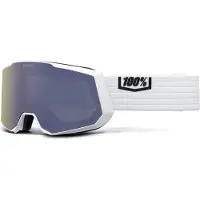 100% Skibrille Snow Goggle SNOWCRAFT XL HiPER, White - White ML Mirror