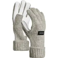 Ortovox Herren Classic Wool Glove Leather grey blend XL