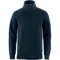 Fjällräven Pullover Övik Lite Half Zip Herren Navy-S