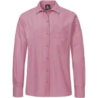 Schöffel Outdoorbluse SCHÖFFEL "Blouse Style Chanduy WMN", Damen, Gr. 42, 3105, rosa, Oberstoff: 80% Baumwolle, 20% Lyocell, bequem, V-Ausschnitt, Blusen Outdoorbluse