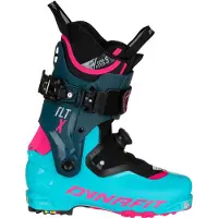 Dynafit - Skitourenschuhe - TLT X Extra Wide W Silvretta/Pink Glo für Damen - Größe 25.5 - Blau