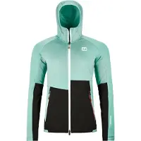 Ortovox Fleece Rib Hoody Womens Aquatic Ice S Outdoor Hoodie