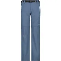 CMP Damen Zip Off Trekking Hose mit Dry Function blau 36
