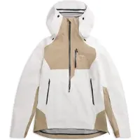 Bergans Skijacke Oppdal 3L Shell Anorak Unisex Arctic White / Sandstone-L