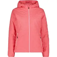 CMP - Women's Padded Jacket Fix Hood - Kunstfaserjacke Gr 44 rosa/rot