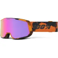100% Skibrille Snow Goggle SNOWCRAFT XL HiPER Bleach - Mirror Purple Lens