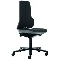 BIMOS Arbeitsdrehstuhl Neon, Supertec, mit Rollen, niedrig