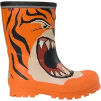 Viking Gummistiefel - Jolly - Orange/Multi m. Tiger - - 32 - Gummistiefel