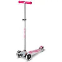 Micro mobility Maxi Micro Deluxe Flux LED, Kinder, Dreiradroller, Mädchen, Asphalt, 50 kg, 3 Rad/Räder