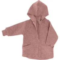 Engel Baby-Jacke mit Kapuze und Reissverschluss