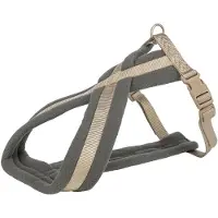 Trixie Premium Touren-Geschirr - sand - 70–110 cm/25 mm