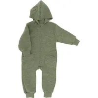 Engel Baby-Overall mit Kapuze und Reissverschluss