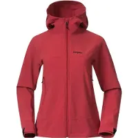 Bergans Jacke Bergans Vaagaa Softshell Jacket Hood Damen Crimson Red-XS