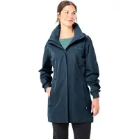 Vaude Damen Regenjacke Escape Parka, wasserdichter Regen-Parka, atmungsaktiv und