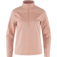 Fjällräven Pullover Abisko Lite Fleece Half Zip Damen Chalk Rose-XL