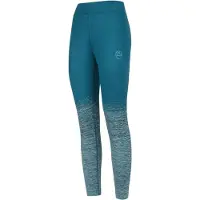 La Sportiva - Wanderbekleidung Damen - Patcha Leggings Storm Blue/Iceberg für Damen, aus Wolle - Blau